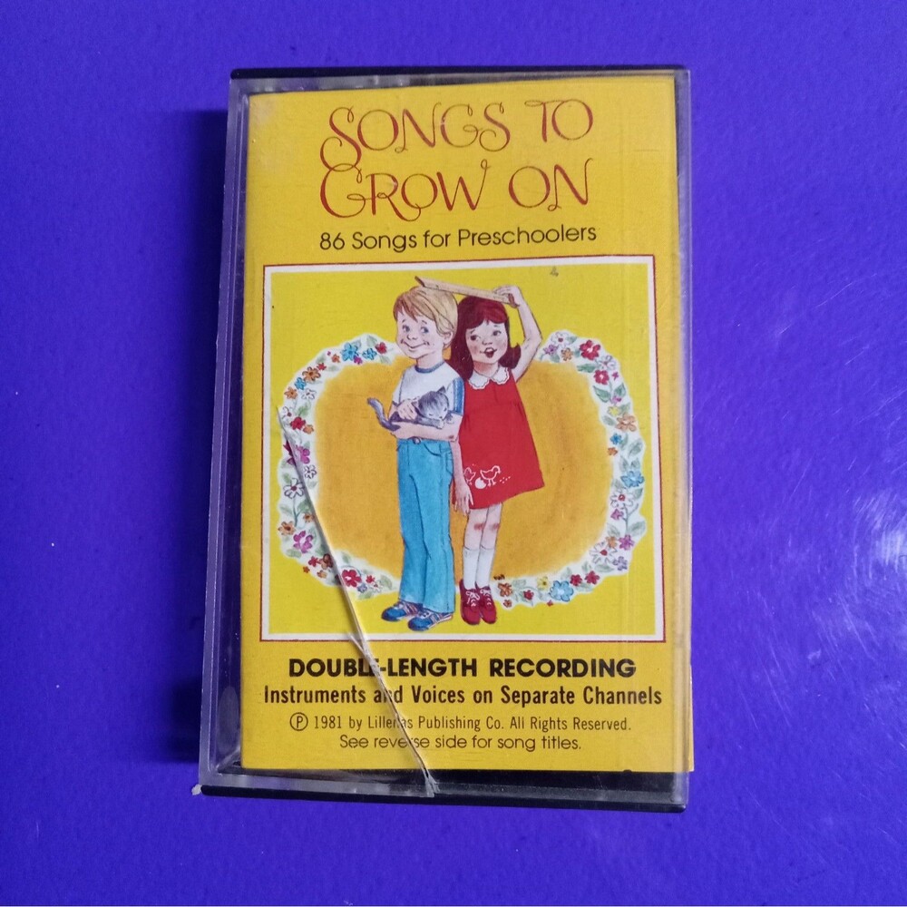 Songs To Grow On 86 Songs For Preschool 1981 Cassette